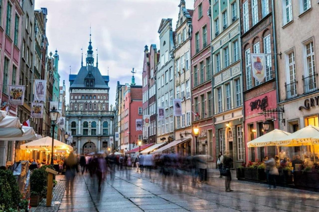 3-Rooms Apartment With Balcony By The Oldtown Gdańsk Kültér fotó